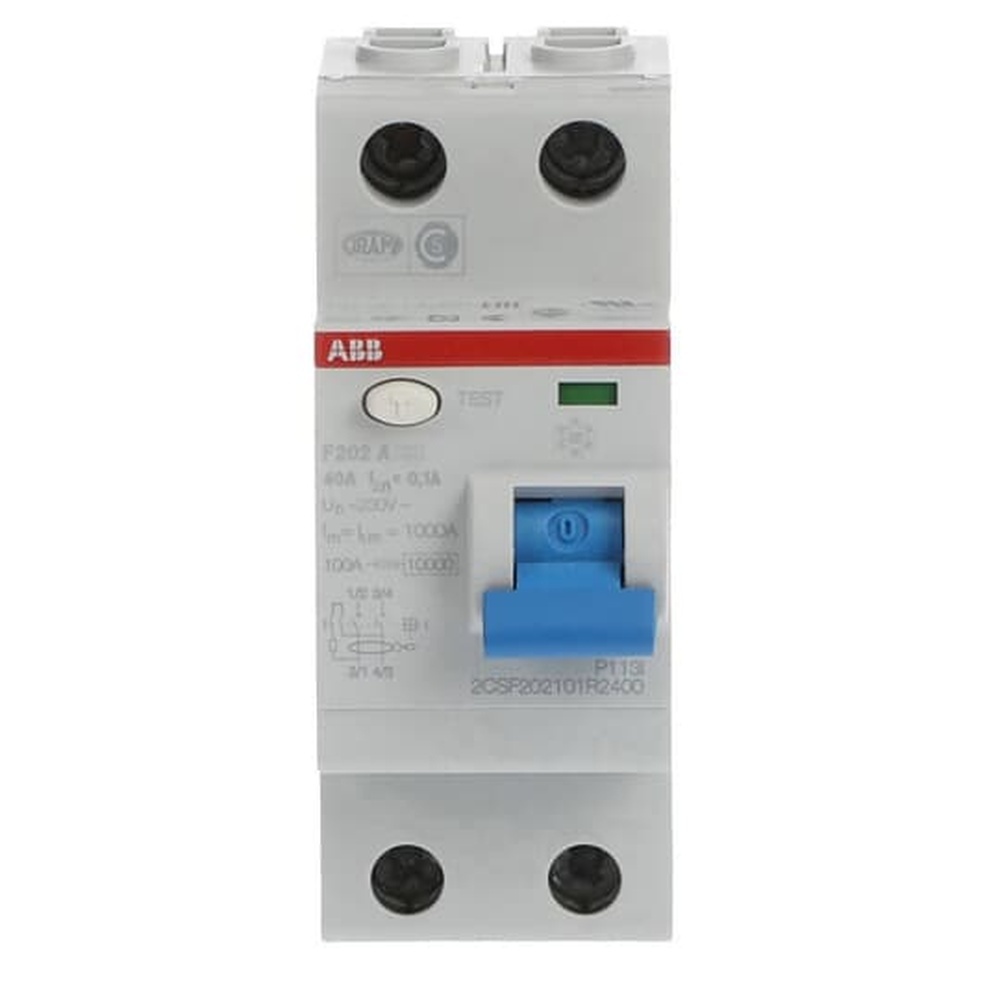 ABB Fehlerstrom Schutzschalter 2CSF202101R2400 Typ F202A-40/0,1