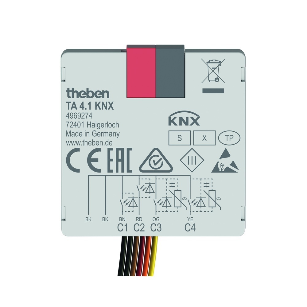Theben KNX Tasterschnittstelle 4969274 Typ TA 4.1 KNX