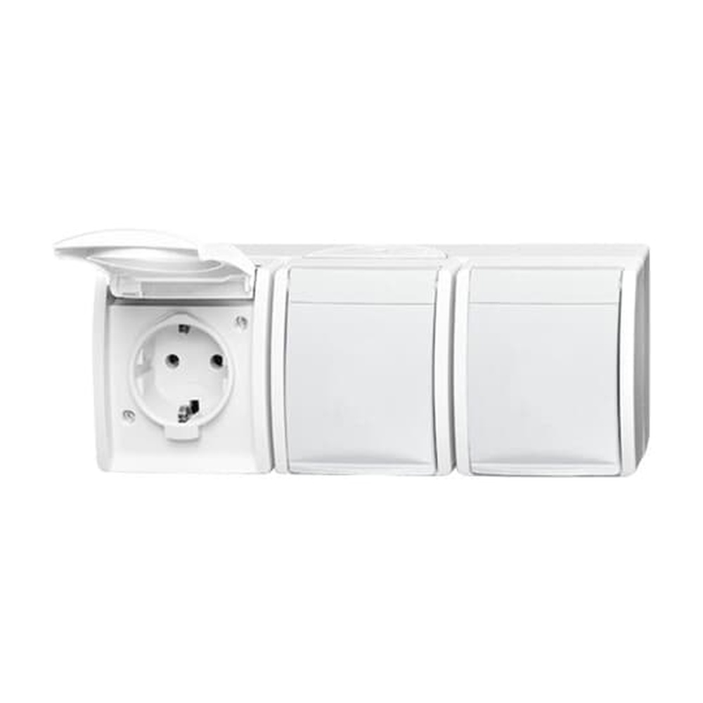 Busch-Jaeger SCHUKO Steckdose 2300/3 EW-54 Nr. 2CKA002084A0712