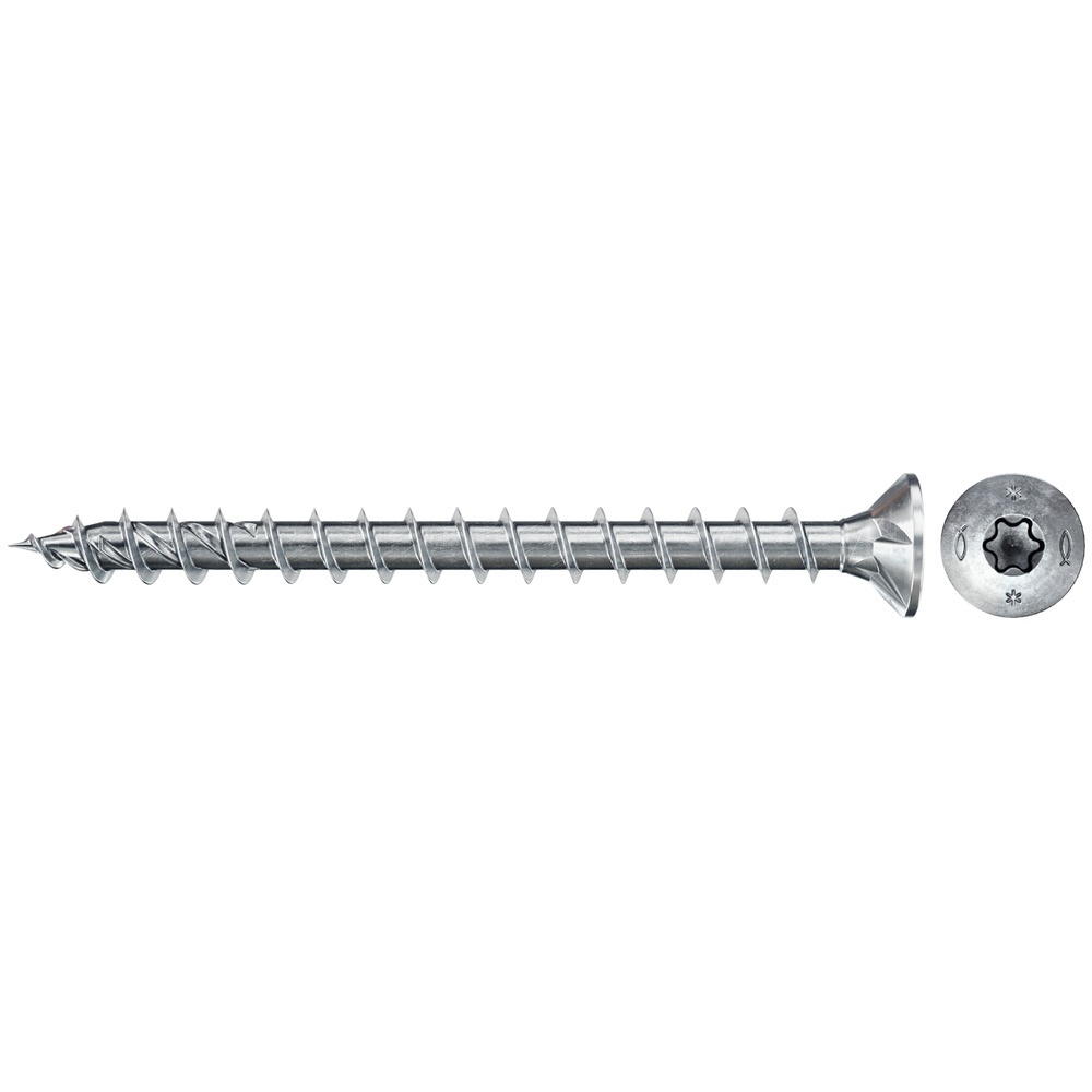 Fischer Passivierte Schraube 670453 Typ FPF II CTF 6,0x50 BC 200 SCHRAUBE