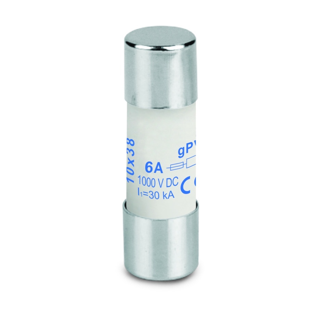Weidmüller Zylindrischer Sicherungseinsatz 2783210000 Typ FUSE 10X38 6A 1000 VDC GPV