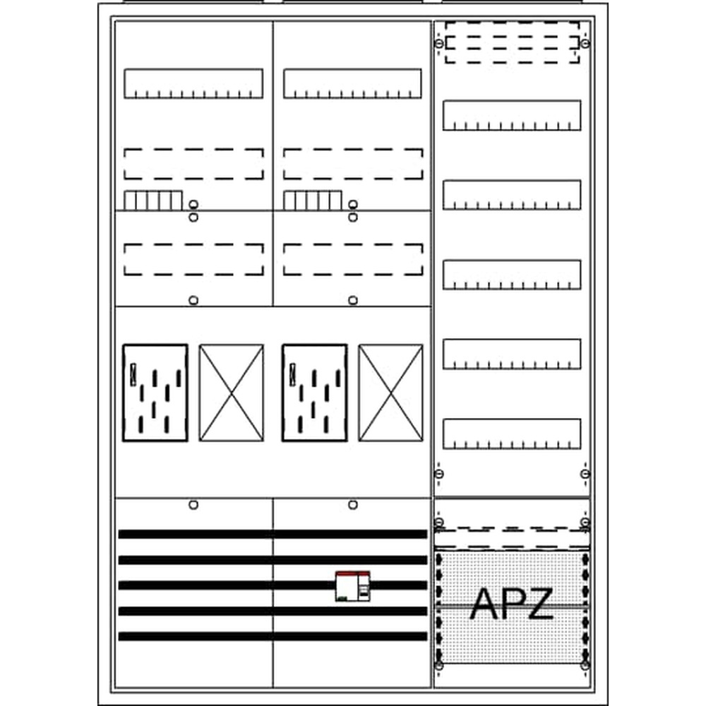 Striebel & John Komplettschrank 2CPX054212R9999 Typ BA37BGL