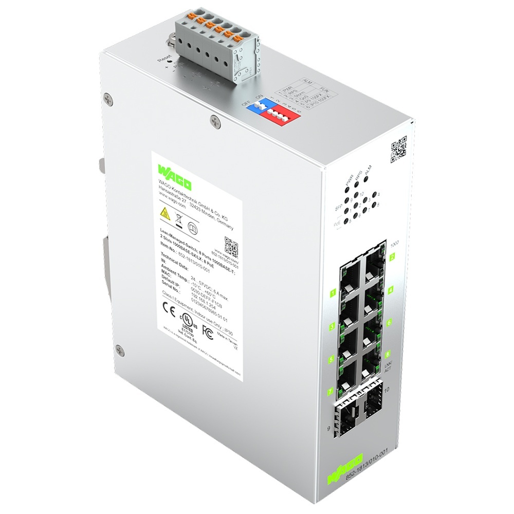 Wago Lean Managed Switch 852-1813/010-001
