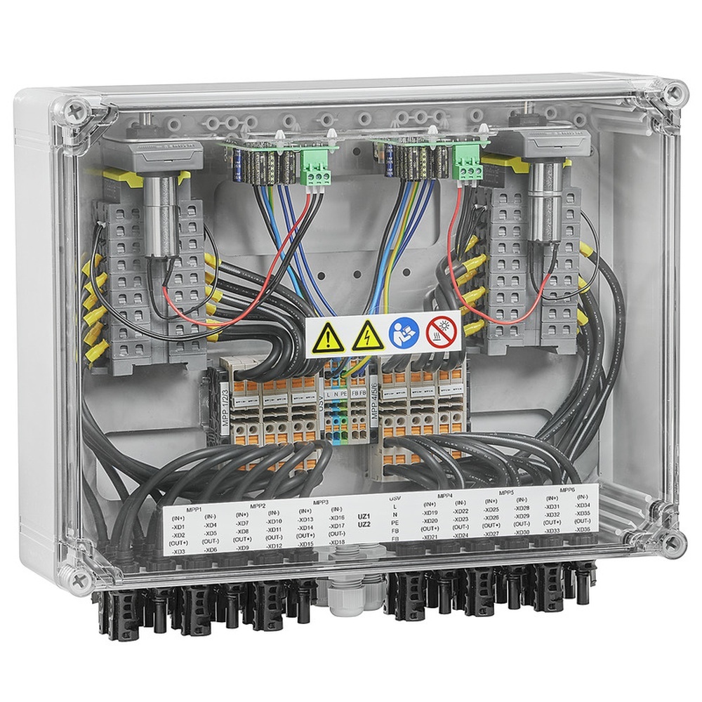 Weidmüller Generatoranschlusskasten 8000111430 Typ PVC DC 2I 1O 6MPP RD EVO 11