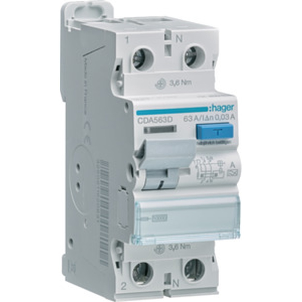 Hager FI Schalter CDA563D