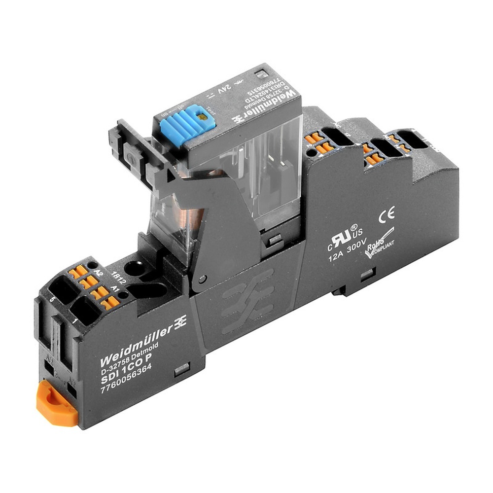 Weidmüller Koppelrelais 2576210000 Typ DRIKITP 24VDC 1CO LD/PB Weidmüller Koppelrelais 2576210000 Typ DRIKITP 24VDC 1CO LD/PB