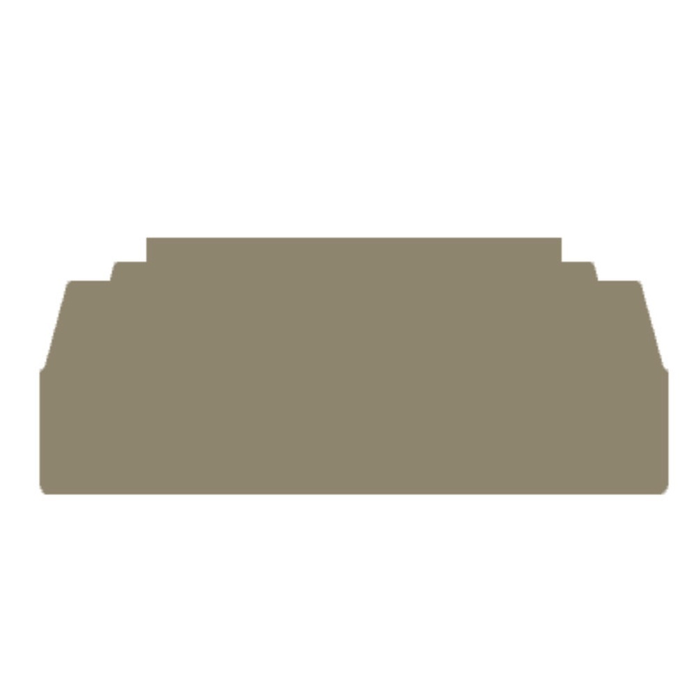 Weidmüller Abschlussplatte 1879910000 Typ WAP WTL6/3