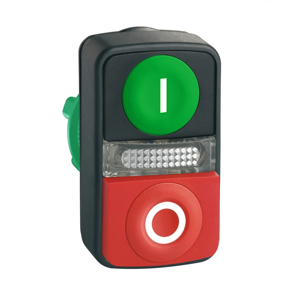 Schneider Electric Leucht Doppeldrucktaster ZB5AW7L3741