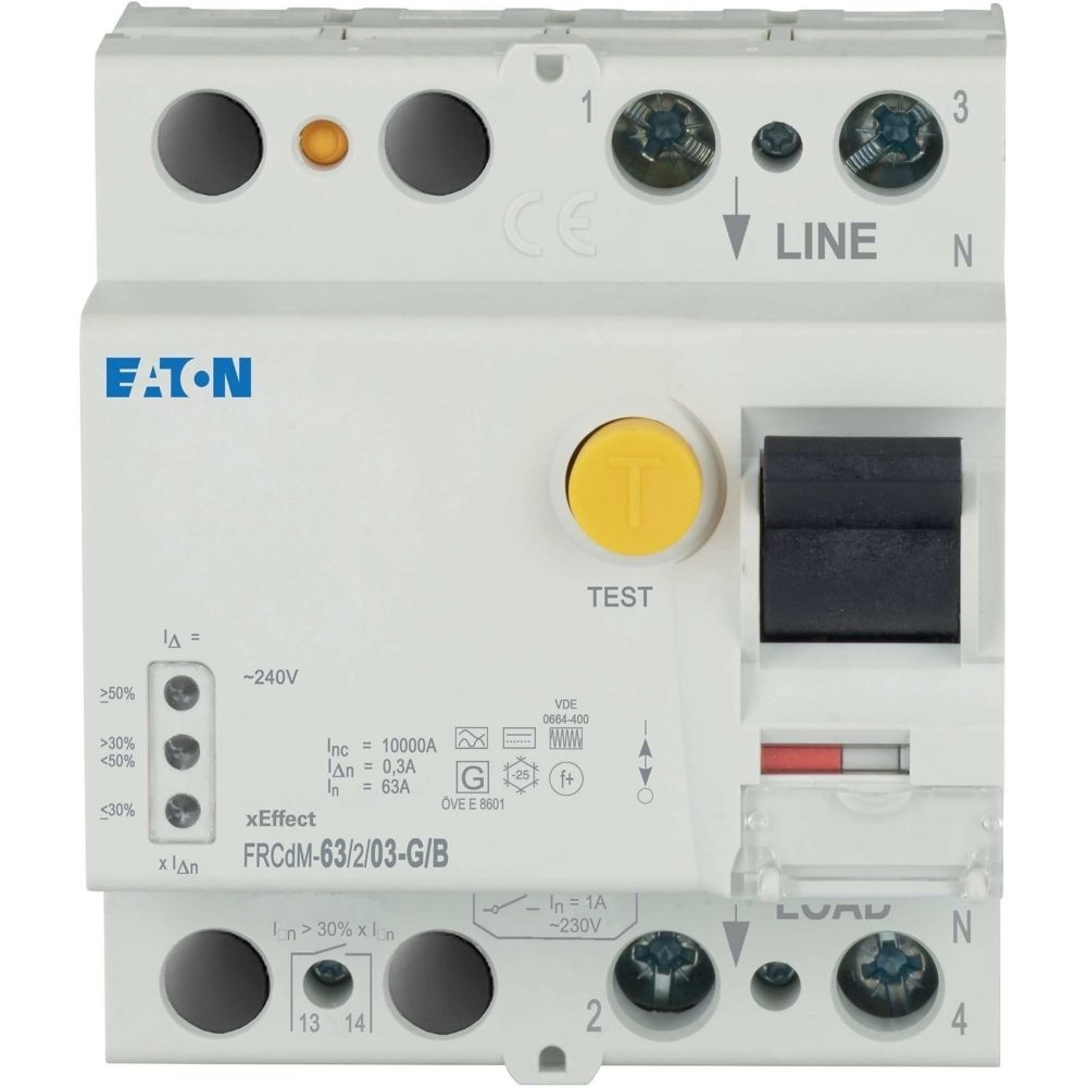 Eaton Digitaler FI Schalter 302640 Typ FRCdM-63/2/03-G/B