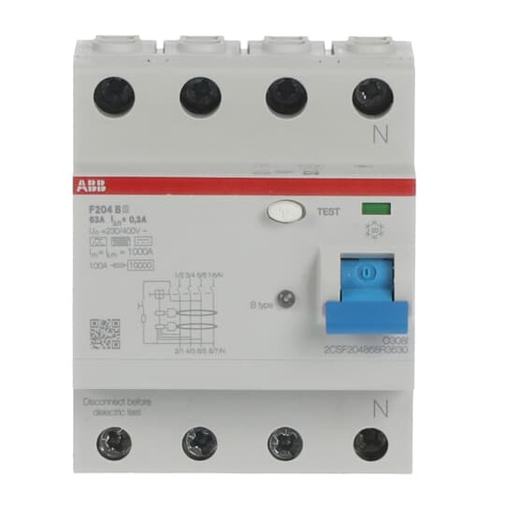 ABB Fehlerstrom Schutzschalter 2CSF204868R3630 Typ F204BS-63/0,3