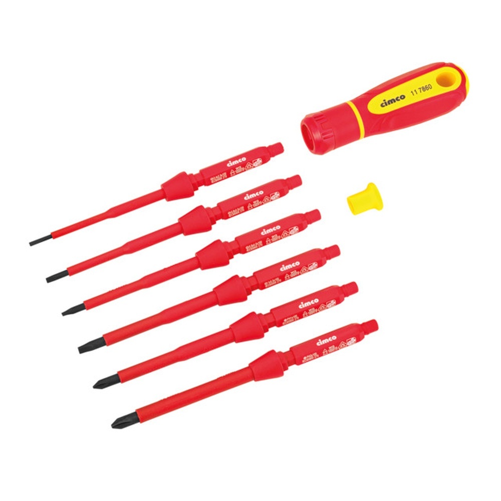 Cimco VDE Schraubendreher Wechselklingen Set 117860