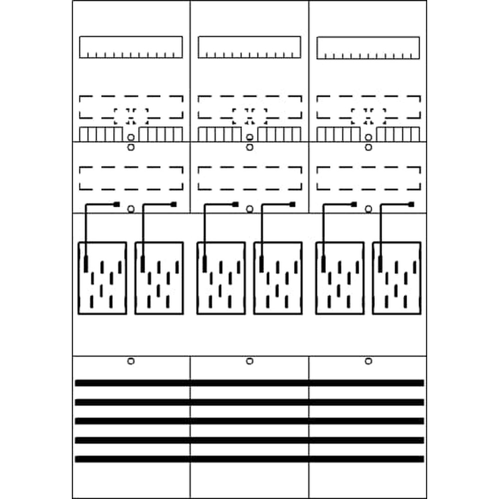 Striebel & John Zählerkomplettfeld 2CPX054136R9999 Typ BF37L6