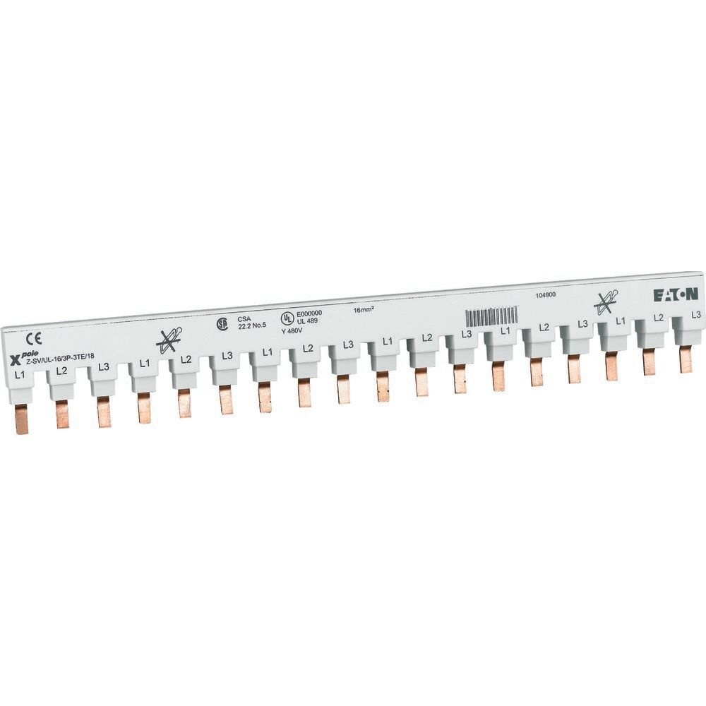 Eaton Phasenschiene 104897 Typ Z-SV/UL-16/2P-2TE/18