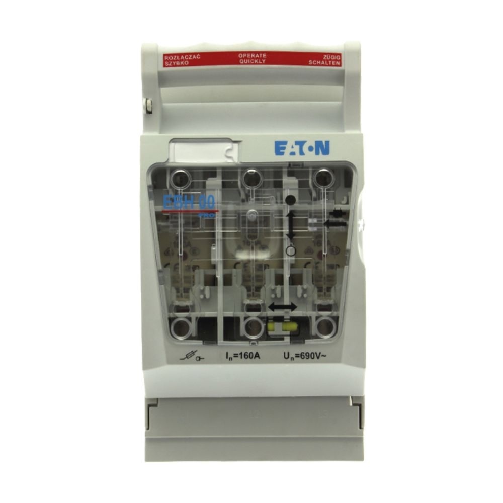 Eaton Lasttrennschalter EBH000O3TM8-D Typ SIZE 000 HOR FSD, MOUN PLATE M8 SCREWS