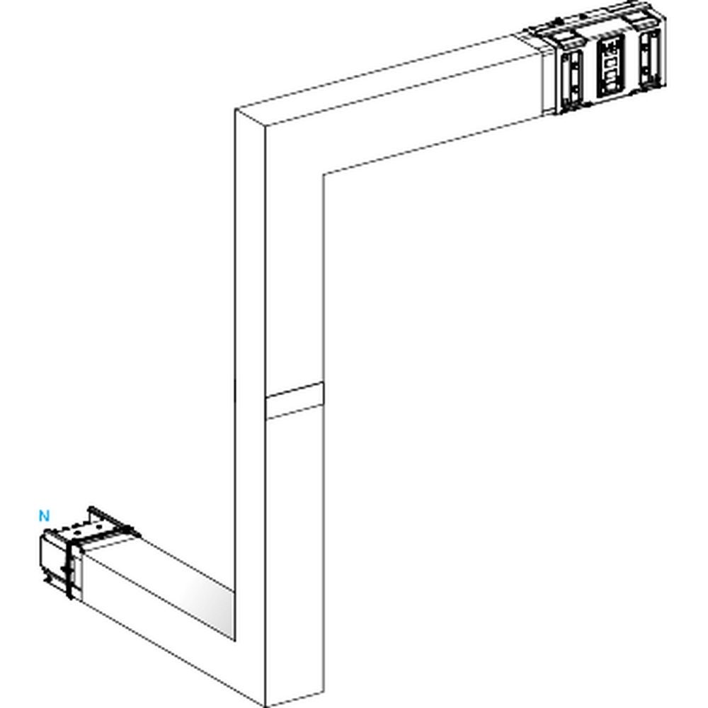 Schneider Electric Mehrfachrichtungsänderung Canalis KSA630DMBK43F