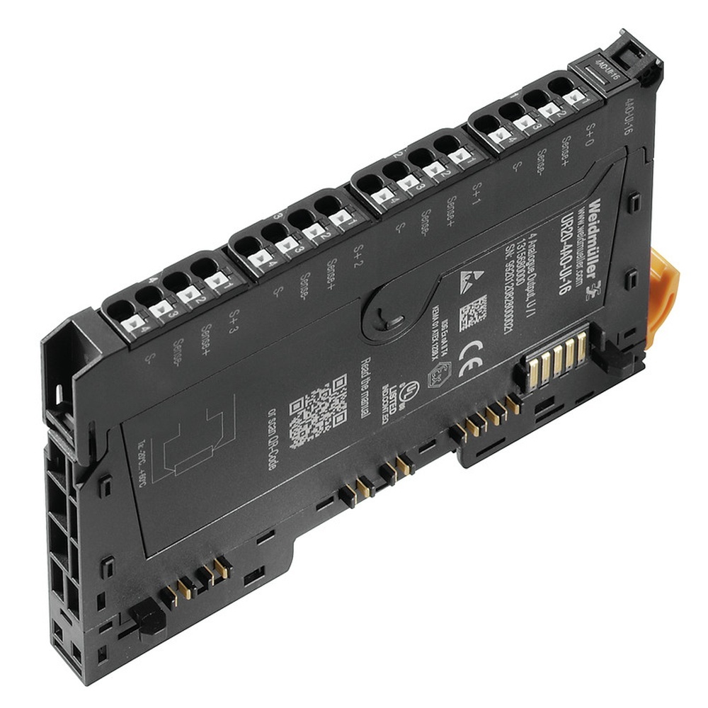 Weidmüller Remote IO Modul 2453880000 Typ UR20-4AO-UI-16-M