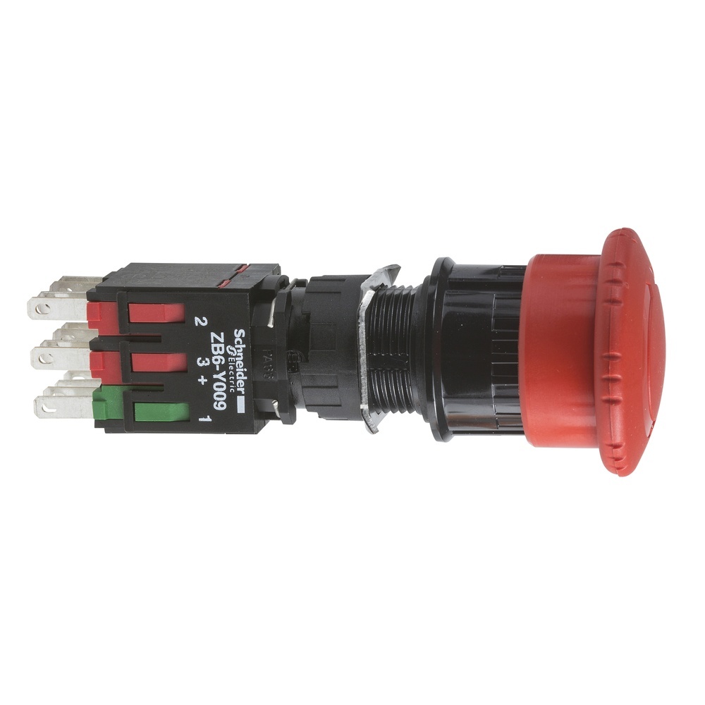 Schneider Electric Not Halt Not Aus Taster XB6AS8349B