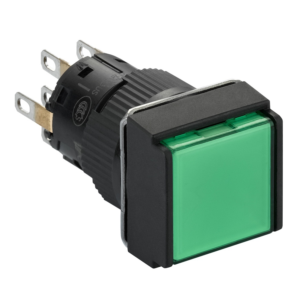 Schneider Electric Grüner Leuchtdrucktaster XB6ECW3B2P