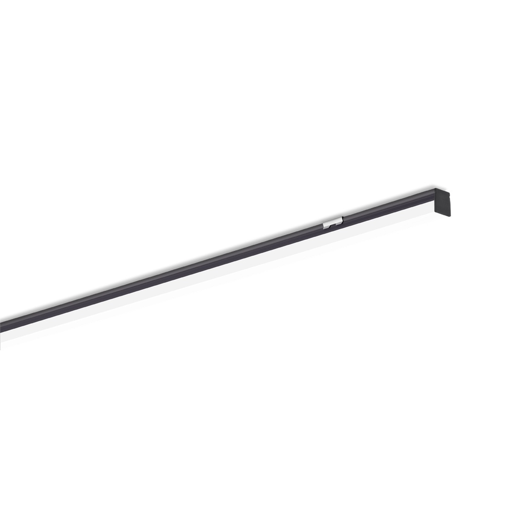 Radium Aluprofil FXZA4547 Typ SET SMALL U FLAT SQUARE 17/18 BLACK 2M