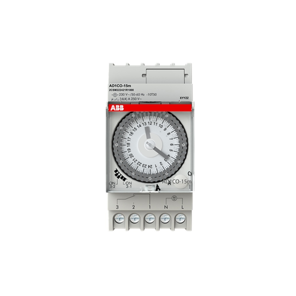 ABB Verteilerschaltuhr analog 2CSM222421R1000 Typ AD1CO-15M