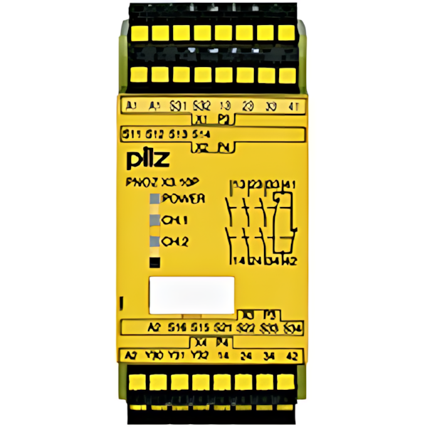 Pilz Sicherheitsschaltgerät 787314 Typ PNOZ X3.10P C 24VACDC 3n/o 1n/c 1so Pilz Sicherheitsschaltgerät 787314 Typ PNOZ X3.10P C 24VACDC 3n/o 1n/c 1so