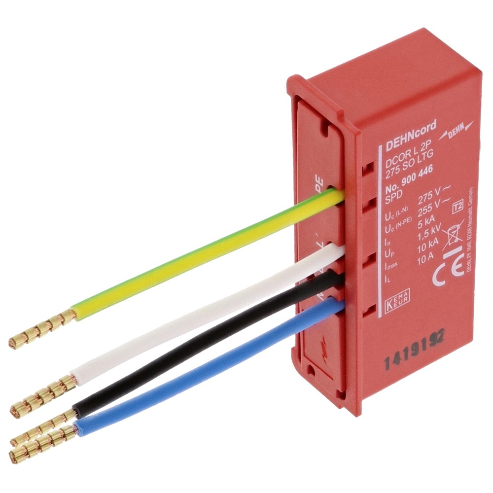 Dehn + Söhne Überspannungsableiter Typ DCOR L 2P 275 SO LTG Nr. 900446