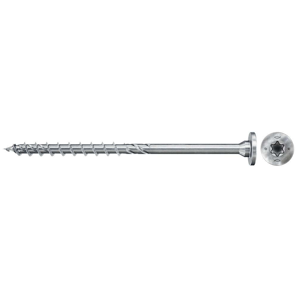 Fischer Passivierte Schraube 561782 Typ FPF II STP 6,0x60 BC 100 SCHRAUBE