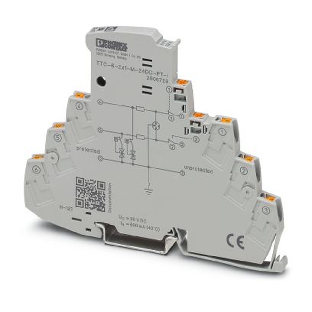 Phoenix Contact Überspannungsschutzgerät 2906729 Typ TTC-6-2X1-M-24DC-PT-I