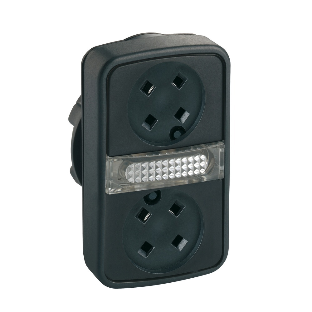 Schneider Electric Leucht Doppeldrucktaster ZB5AW7A9