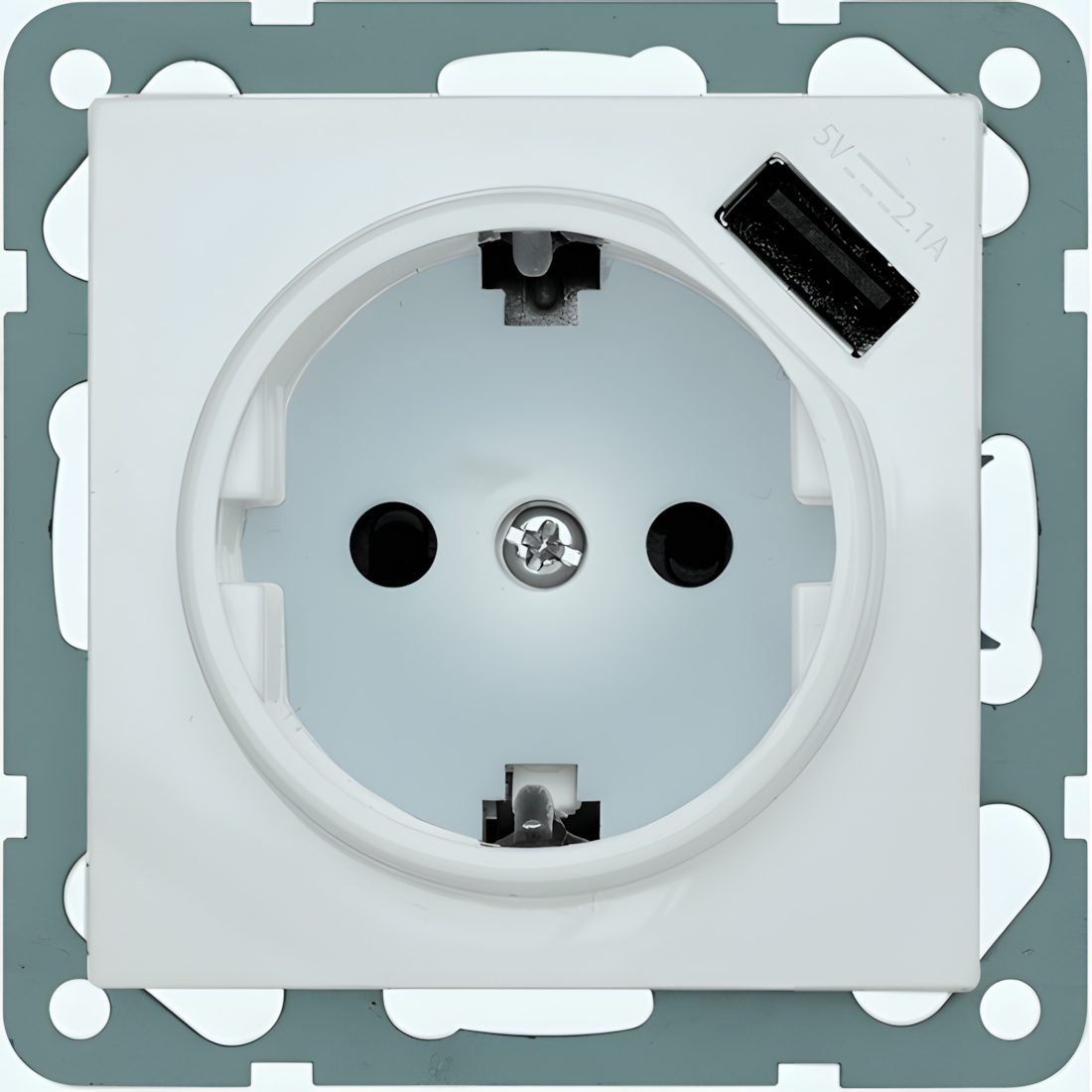Peha USB Steckdose 00244161 Typ D 6511.70 SI USB