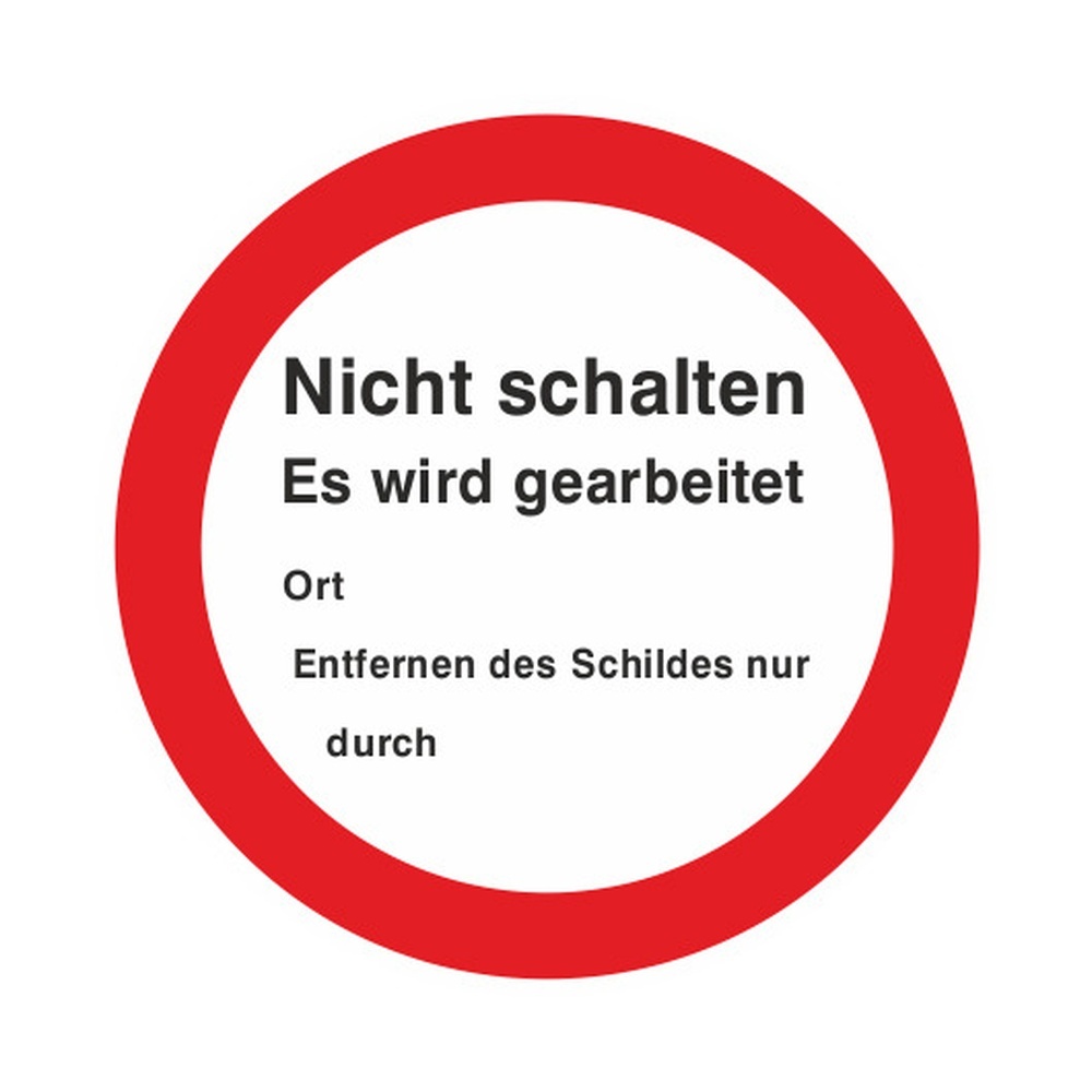 Cimco Verbotszeichen 182742 Cimco Verbotszeichen 182742