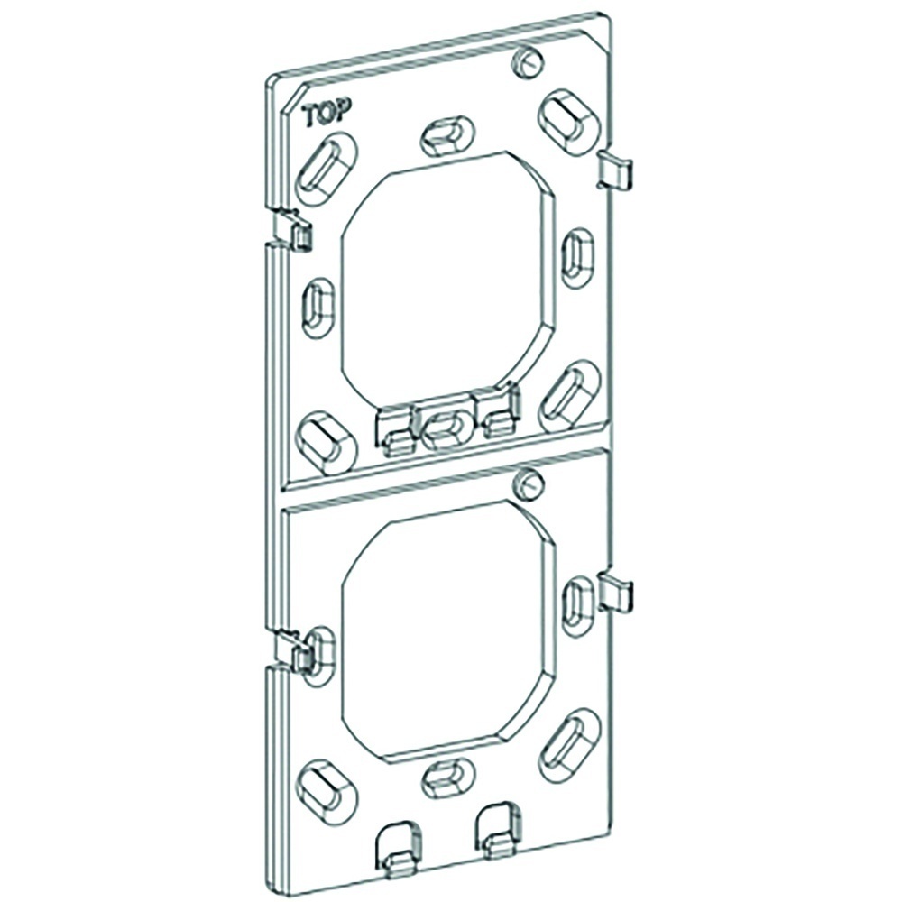 Theben Montageplatte 9070822 Typ Montageplatte 2-fach iON
