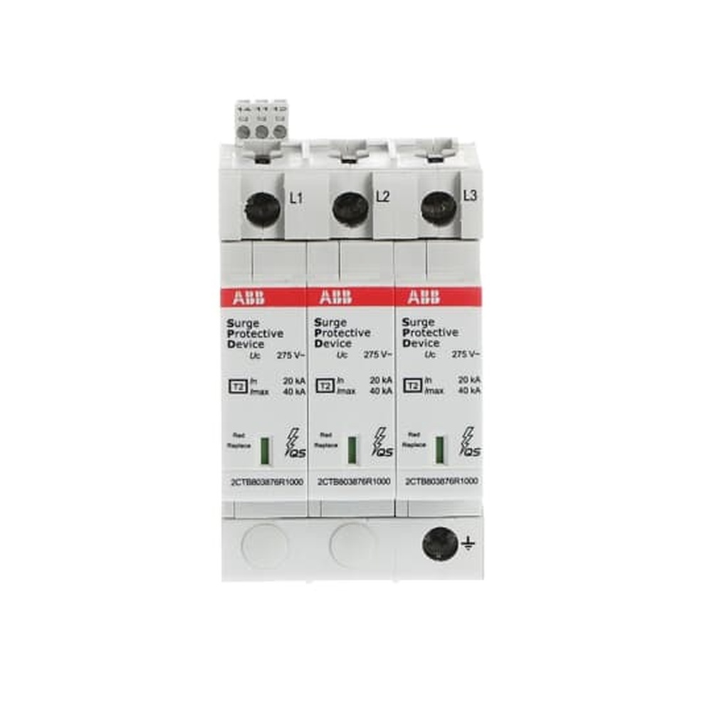 ABB Überspannungsableiter für Energietechnik Stromversorgung 2CTB803873R2500 Typ OVR T2 3L 40-275 P