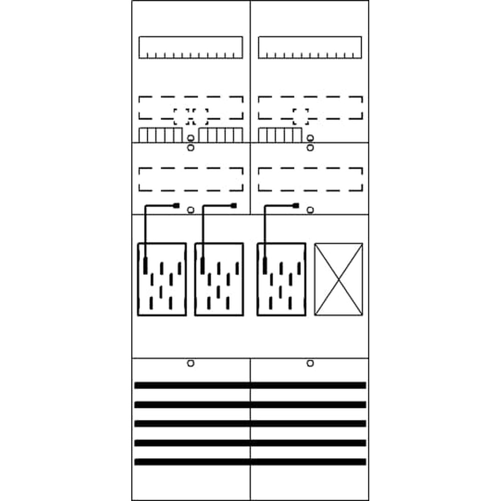 Striebel & John Zählerkomplettfeld 2CPX054134R9999 Typ BF27L31