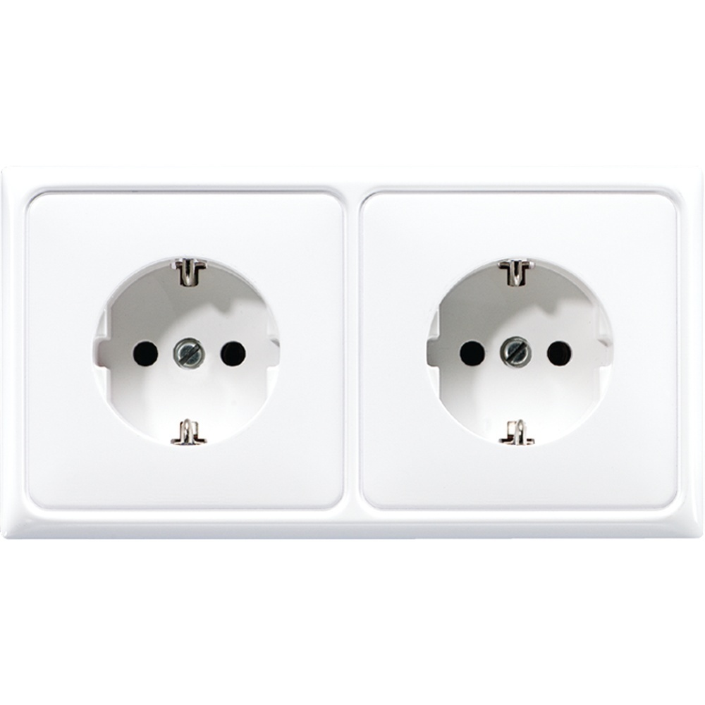 Jung Kabelkanal SCHUKO Steckdose CD522BFWW