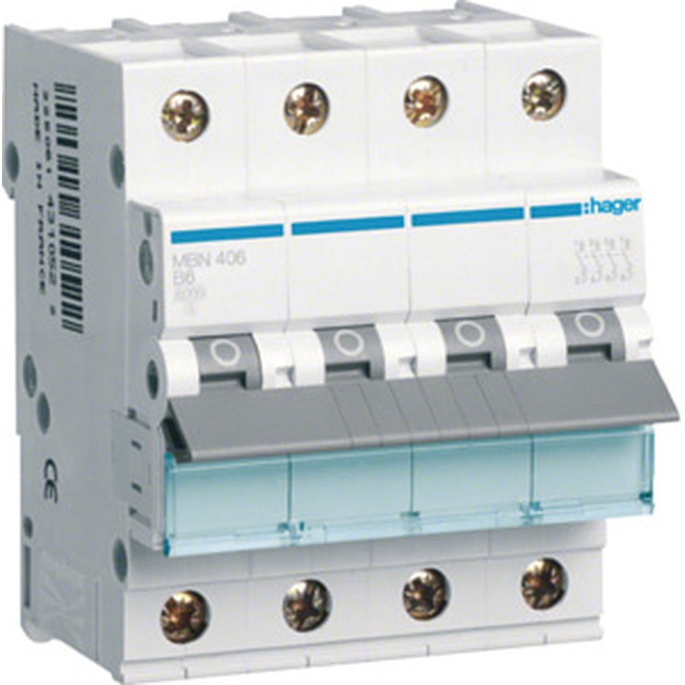 Hager Leitungsschutzschalter MBN406