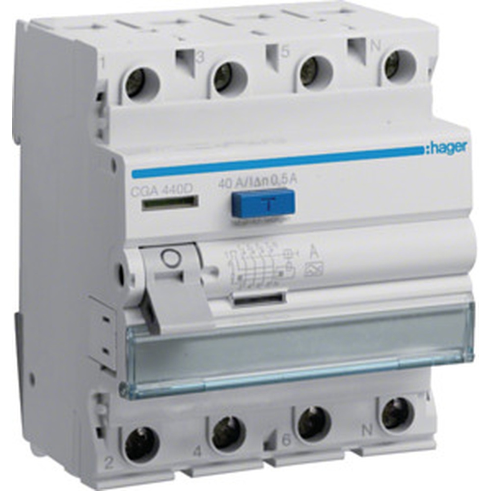 Hager Fehlerstromschutzschalter CGA440D Hager Fehlerstromschutzschalter CGA440D