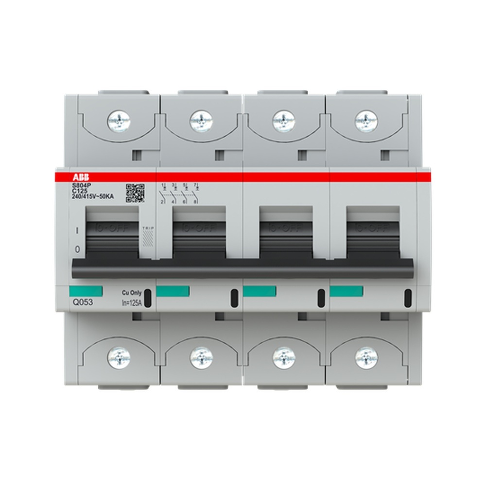 ABB Hochleistungs Sicherungsautomat 2CCG001237R0001 Typ S804P-C125