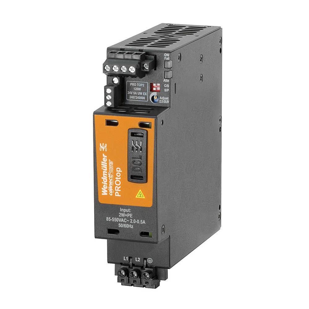 Weidmüller Stromversorgungsgerät 2467240000 Typ PRO TOP2 120W 24V 5A UW EX
