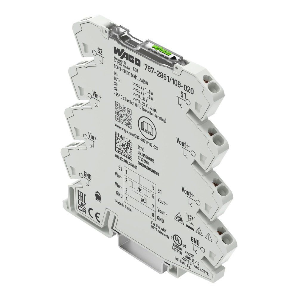 Wago Elektronischer Schutzschalter 787-2861/108-020 Wago Elektronischer Schutzschalter 787-2861/108-020