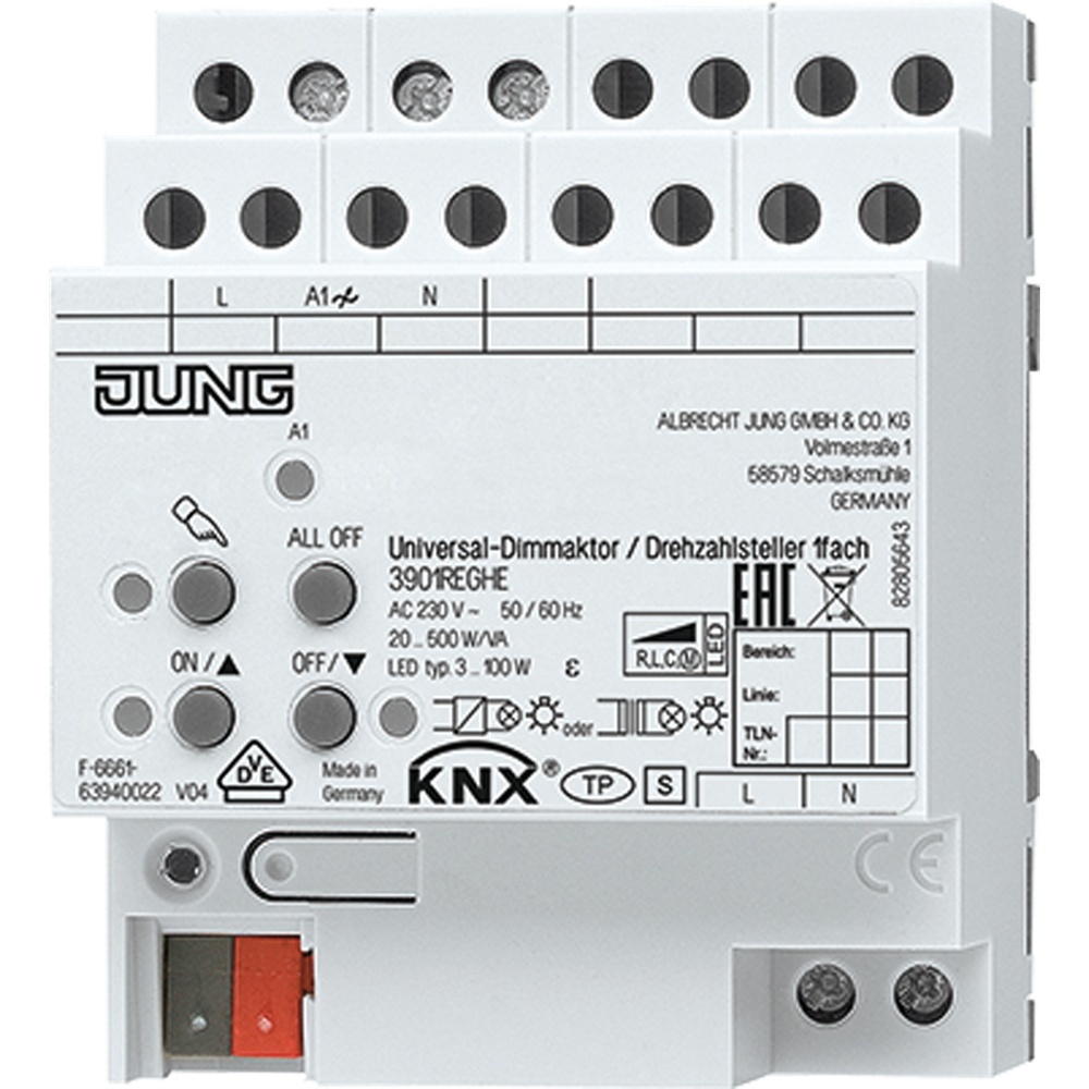 Jung KNX Universal Dimmaktor 3901 REG HE