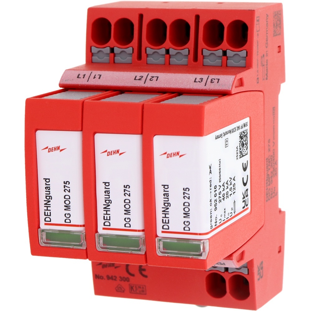 Dehn + Söhne Überspannungsableiter 942300 Typ DG MP TNC 275