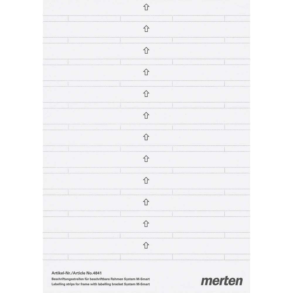 Merten Beschriftungsstreifen 484100