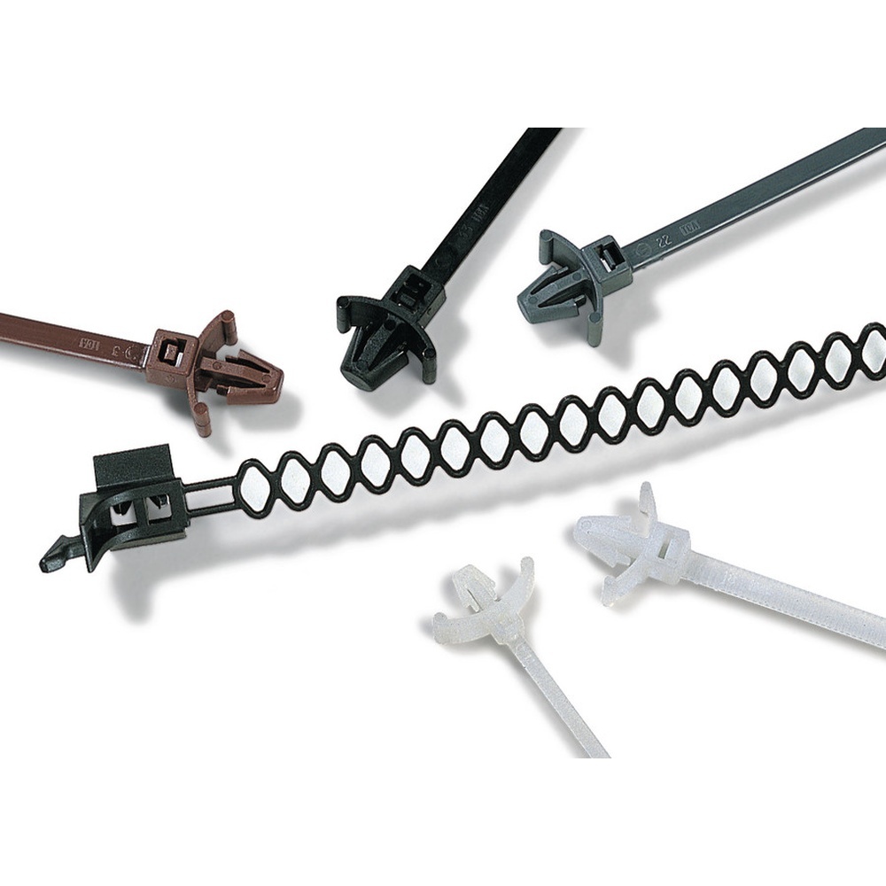Hellermann Befestigungsbinder 111-85360 Typ T50SL6-PA66HS-BK
