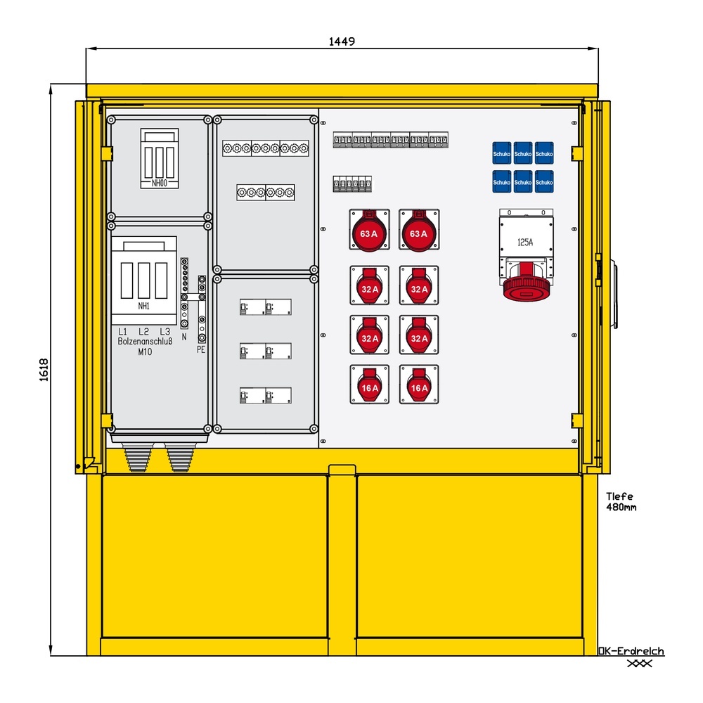 Walther-Werke Stromverteiler 83216100 Walther-Werke Stromverteiler 83216100