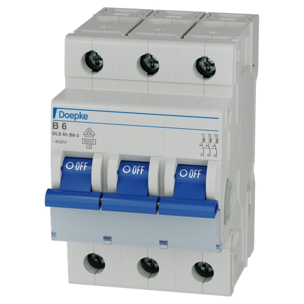 Doepke Leitungsschutzschalter 09914109 Typ DLS 6H B6-3 6KA Doepke Leitungsschutzschalter 09914109 Typ DLS 6H B6-3 6KA