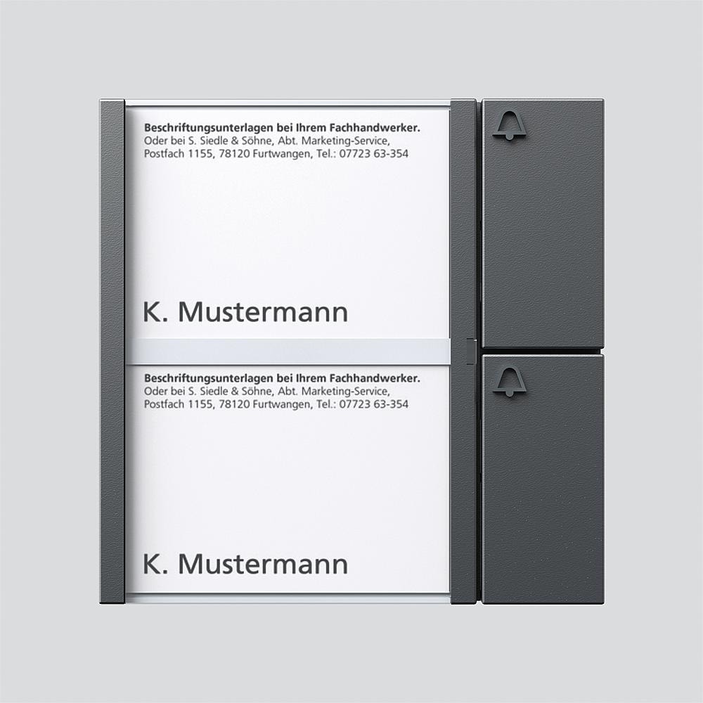 Siedle Tastenmodul 200038757-00 Typ TM 612-2 DG