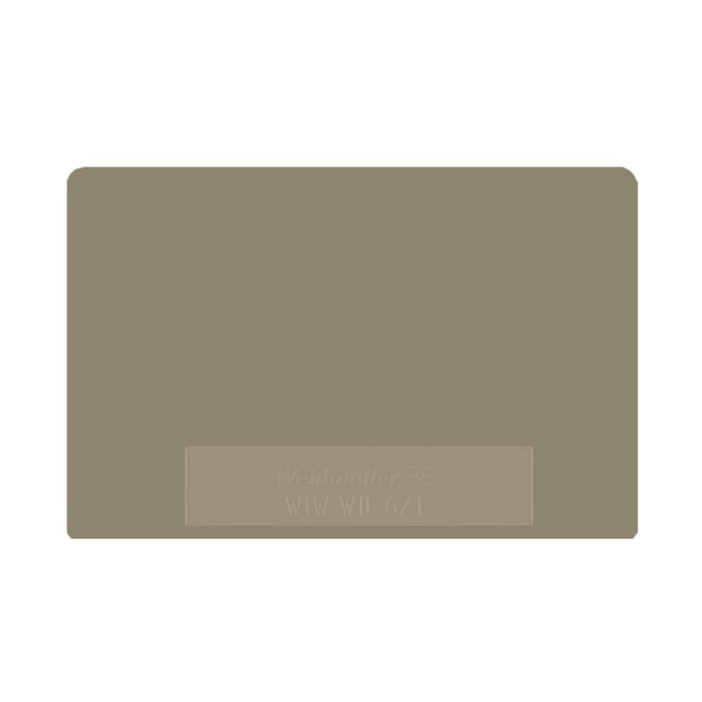 Weidmüller Trennwand 1068400000 Typ WTW WTL6/1 DB