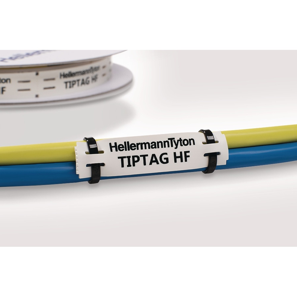 Hellermann Kennzeichnungsschilder 556-20079 Typ TIPTAG11X100WH PO WH 120