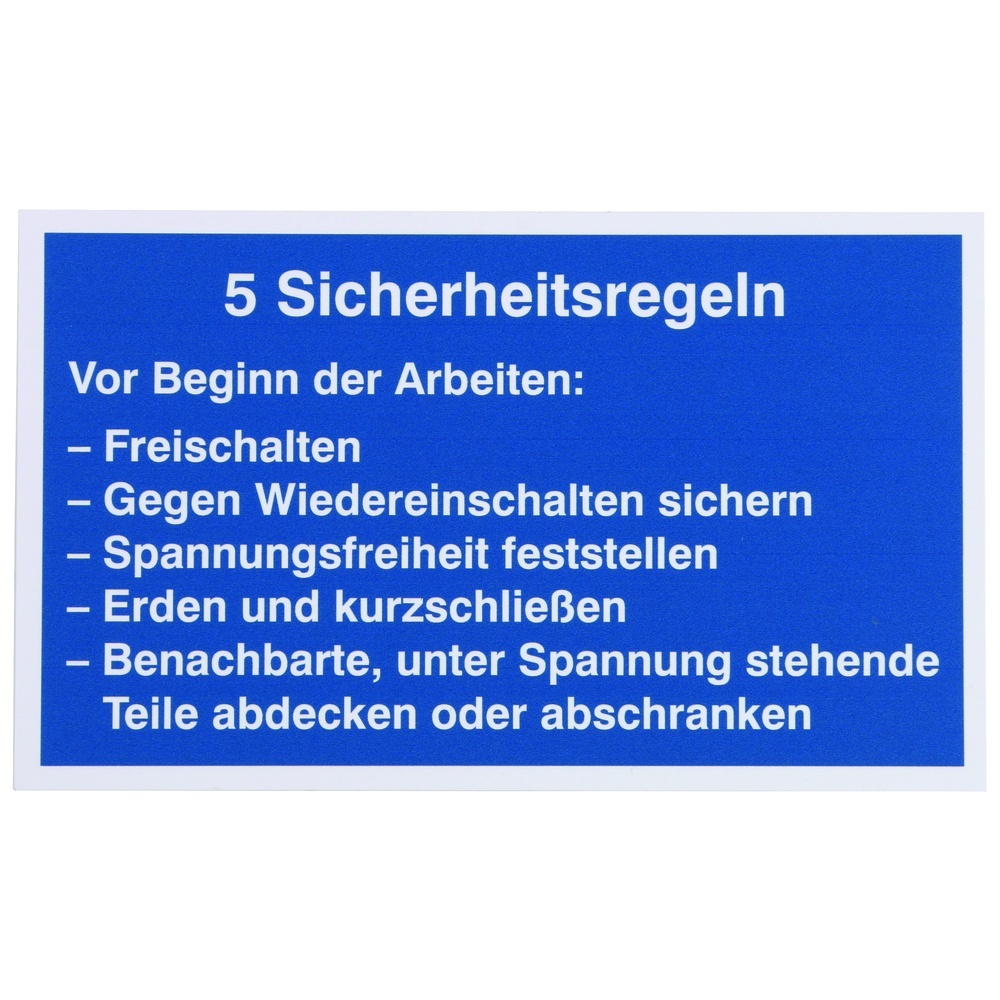 Dehn + Söhne Warnschild 700057 Typ WHS 5 SR